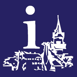 Litera"i" z fragmentem panoramy Lubaczowa